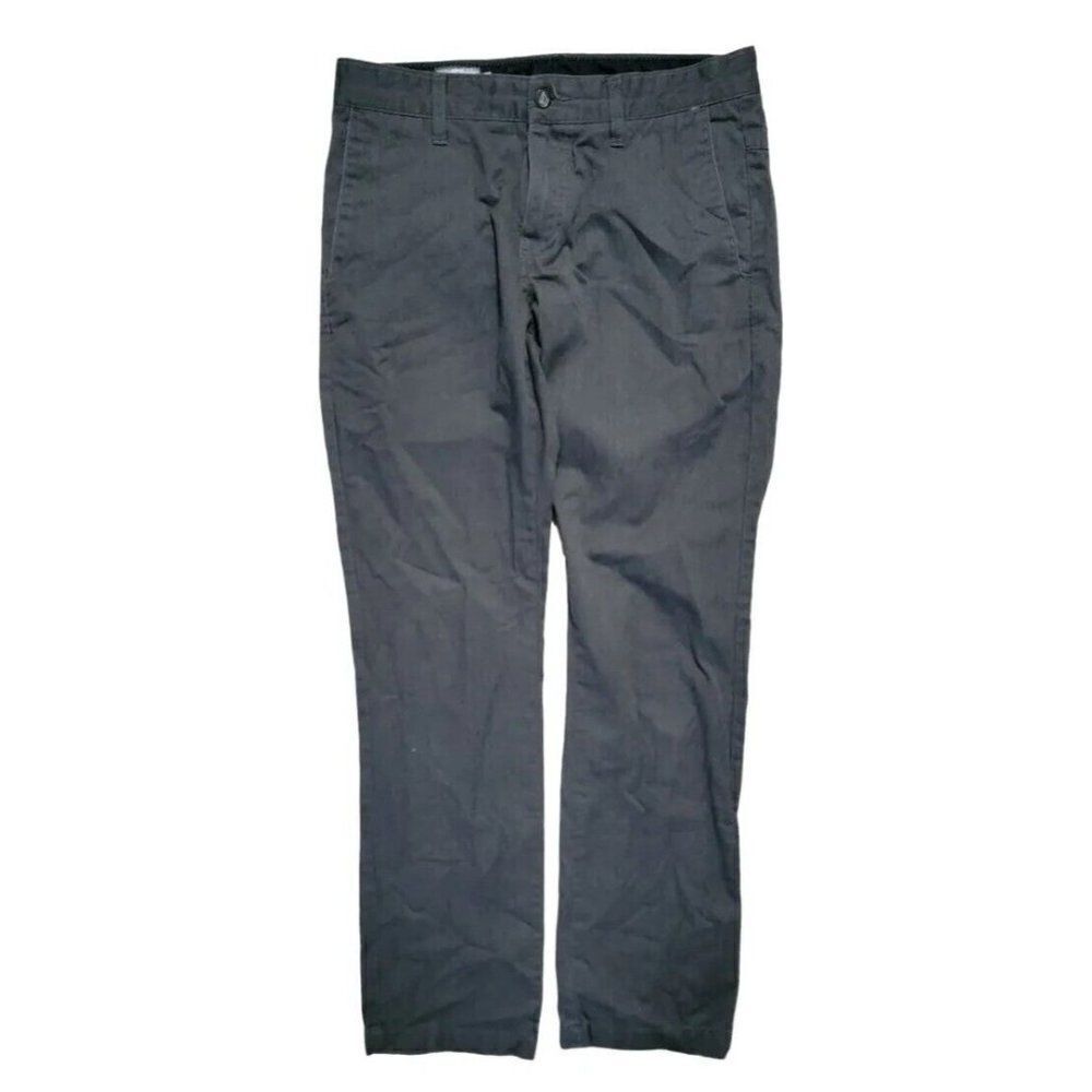 Volcom Mens Pants Size 30 Vmonty Stretch Gray